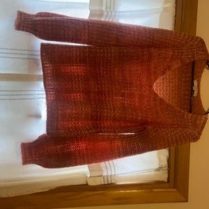 Pink Hues Sweater with Bell Sleeves